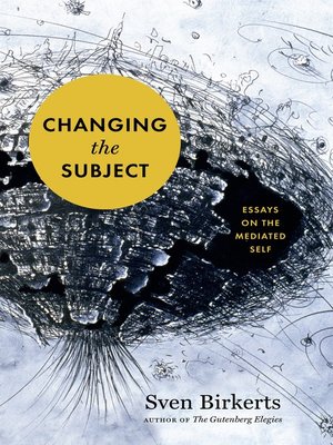 cover image of Changing the Subject